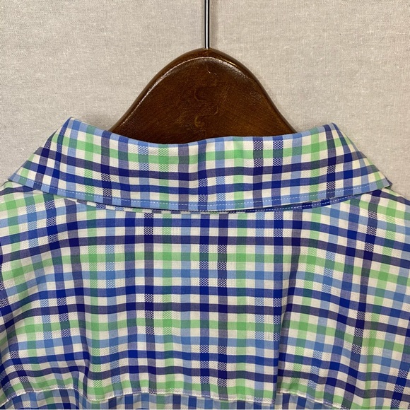 Robert Graham Plaid Shirt Flip Cuff Long Sleeve Mens Size 2XL - Picture 7 of 14